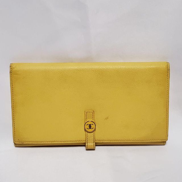 正規品 CHANEL 長財布 ココボタン ベージュレザー | myglobaltax.com