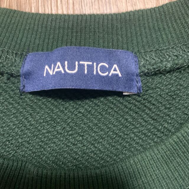 NAUTICA(ノーティカ)のNAUTICA クルーネック　グリーン メンズのトップス(スウェット)の商品写真