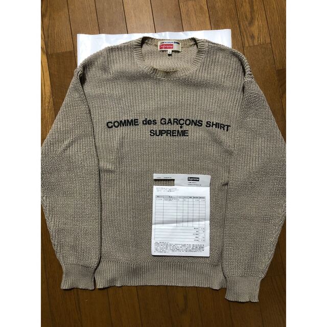 supreme コムデギャルソン セーター sweater sサイズ