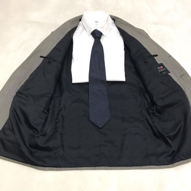 VAN Jacket(ヴァンヂャケット)の【超美品】ヴァンヂャケット セットアップスーツ グレー 段返り3B チェック L メンズのスーツ(セットアップ)の商品写真