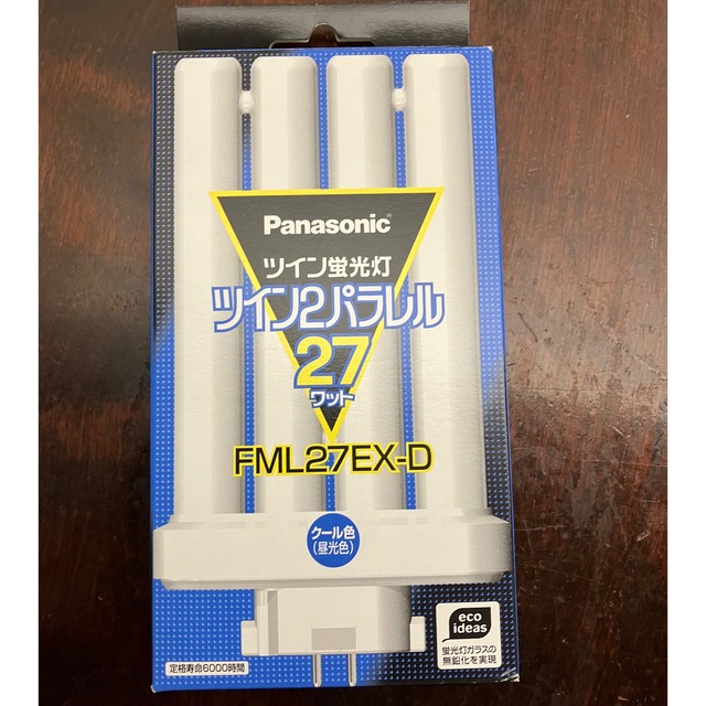 Panasonic(パナソニック)のPanasonic ツイン蛍光灯 ツインパラレル27W インテリア/住まい/日用品のライト/照明/LED(蛍光灯/電球)の商品写真