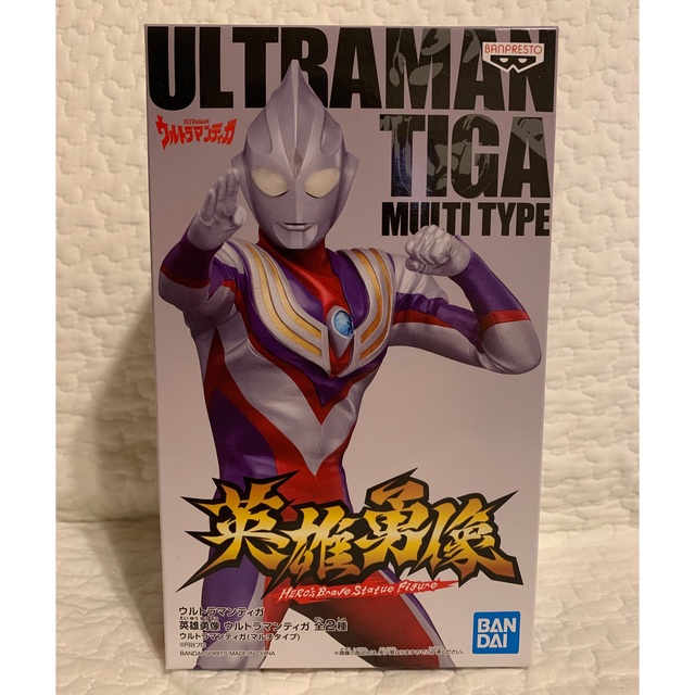 レア　新品　ウルトラマンティガ　英雄勇像　マルチタイプ　バンダイ