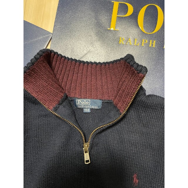 POLO RALPH LAUREN(ポロラルフローレン)のポロラルフローレン　ジップアップセーター キッズ/ベビー/マタニティのキッズ服男の子用(90cm~)(カーディガン)の商品写真