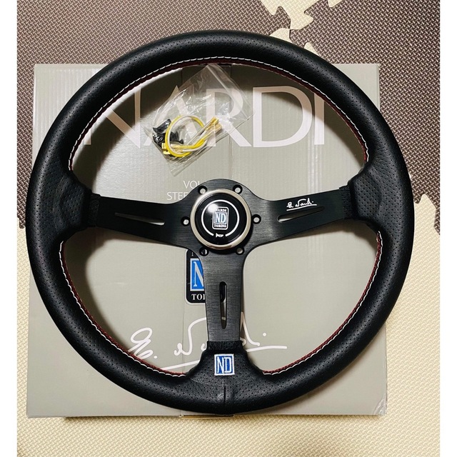 NARDI ナルディ タイプ ステアリング ホーンボタン 付き 35πブラック