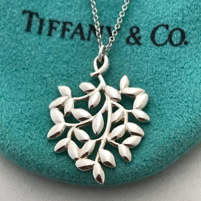 Tiffany オリーブリーフネックレス