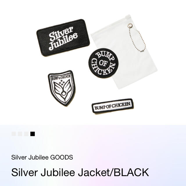 Silver Jubilee Jacket/BLACK エンタメ/ホビーのタレントグッズ(ミュージシャン)の商品写真