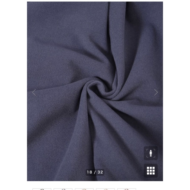fifth(フィフス)の【fifth】ブルー　ロングコート レディースのジャケット/アウター(ガウンコート)の商品写真