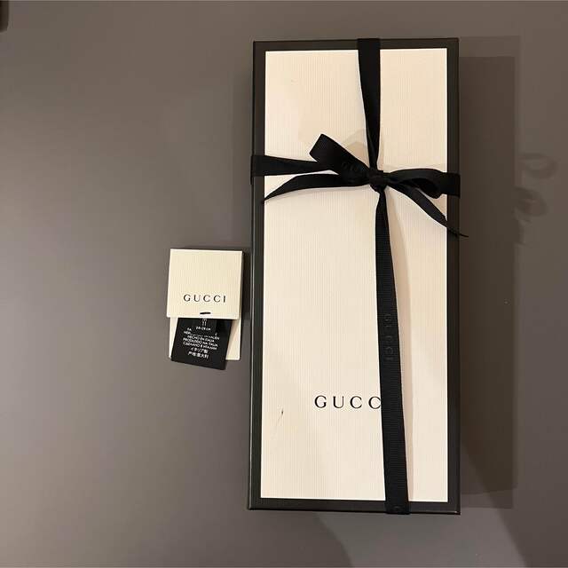 GUCCIコットンブレンドソックス ブラウン ハイソックス グッチ GG柄