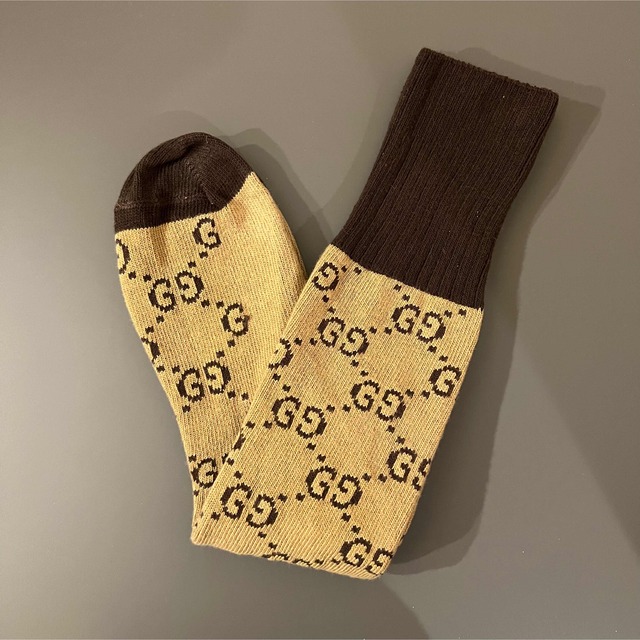 超激安安い 新品未使用‼️GUCCI GGパターン コットンブレンド ソックス