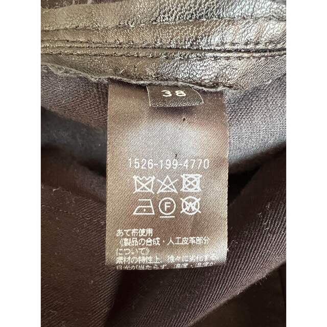 UNITED ARROWS フェイクレザーサロペット