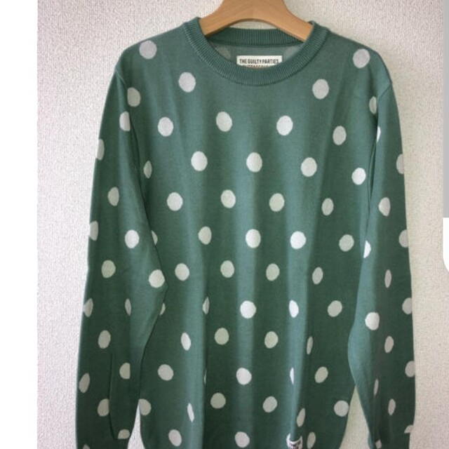 WACKO MARIA DOTS JACQUARD SWEATER　セーター