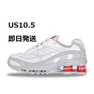 シュプリーム(Supreme)の新品Supreme × Nike Shox Ride White US10.5(スニーカー)