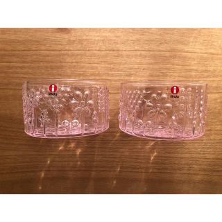 イッタラ(iittala)の③イッタラ　フローラ　ボウル　100mm ペールピンク(食器)