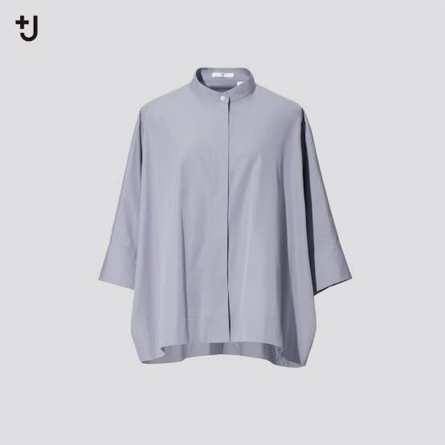 UNIQLO(ユニクロ)のUNIQLO スーピマコットンドルマンスリーブシャツ レディースのトップス(シャツ/ブラウス(長袖/七分))の商品写真