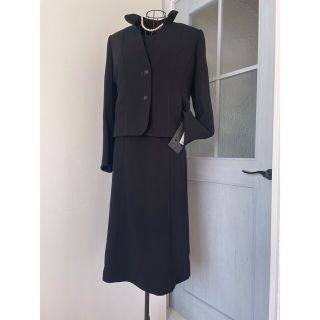 ソワール(SOIR)の新品＊NAPORINO＊ブラックフォーマルスーツセット(礼服/喪服)