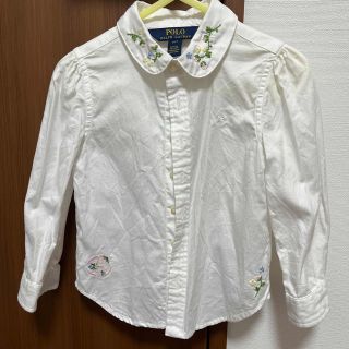 ポロラルフローレン(POLO RALPH LAUREN)のPOLO RALPH LAUREN⭐︎長袖刺繍シャツ90センチ(ブラウス)