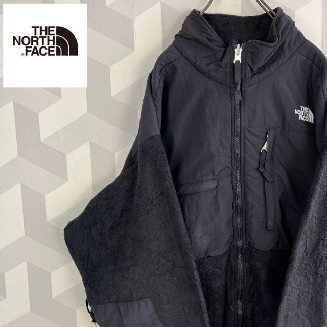 ノースフェイス】希少XLサイズ デナリジャケットフリース黒northface-