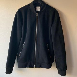 ザラ(ZARA)のZARA スエードブルゾン　M(ブルゾン)