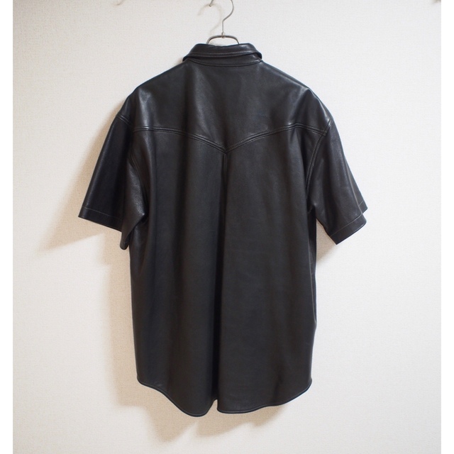 【ES:S】Cow leather S/S Shirt 1