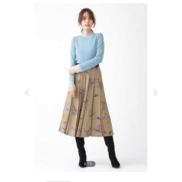 JILLSTUART(ジルスチュアート)の美品♡JILL♡ジルスチュアート♡レナフラワースカート レディースのスカート(ロングスカート)の商品写真