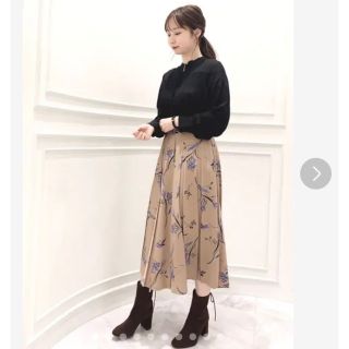 ジルスチュアート(JILLSTUART)の美品♡JILL♡ジルスチュアート♡レナフラワースカート(ロングスカート)