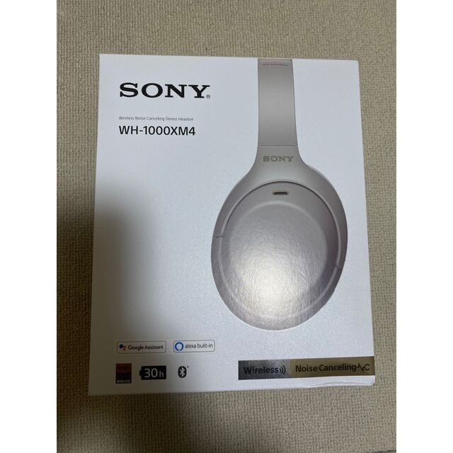 SONY WH-1000XM4  ワイヤレスヘッドホン　シルバーノイズキャンセリング