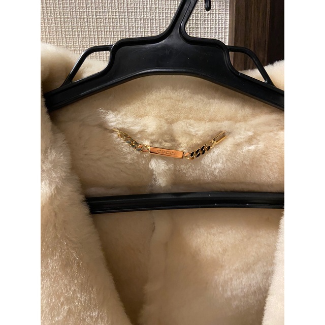 GUCCI グッチ イタリア製 高級リアルムートン コート ジャケット