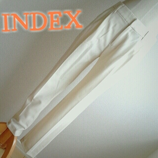 インデックス(INDEX)のINDEX9分丈パンツ(クロップドパンツ)