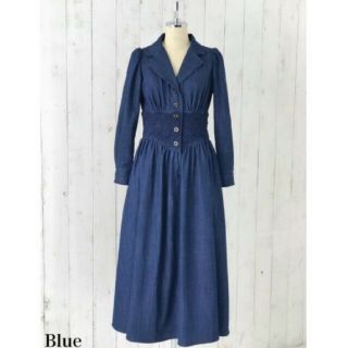 Lace Belted Denim Dress　herlipto