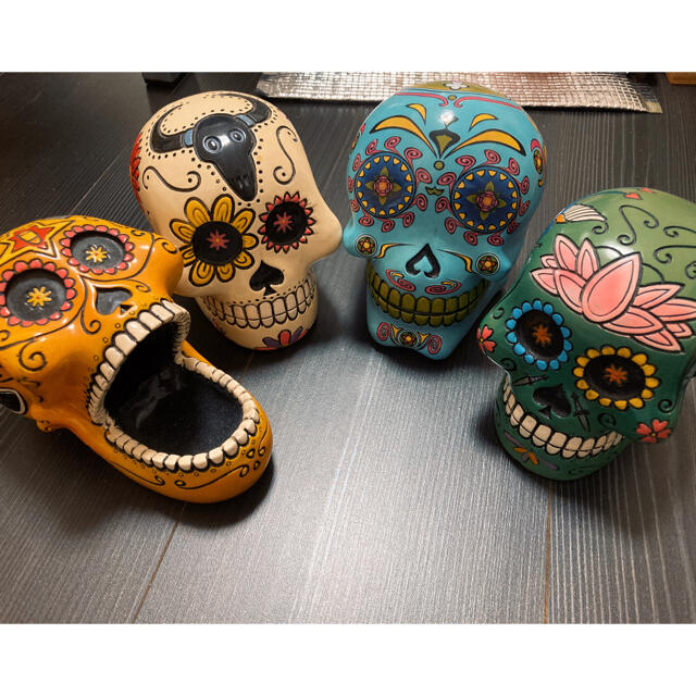 チャイハネ - メキシカンスカル カラベラ インテリア ドクロ チャイハネ - メキシカンスカル カラベラ インテリア ドクロ