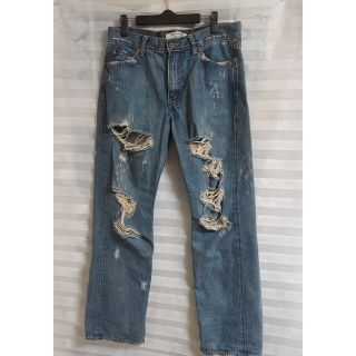 ジュンヤワタナベコムデギャルソン(JUNYA WATANABE COMME des GARCONS)のFinal sale❣️Junya Watanabe クラッシュデニムパンツ(デニム/ジーンズ)