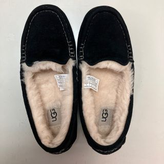 アグ(UGG)のnn様希望　UGG モカシン　23cm 黒　美品(スリッポン/モカシン)