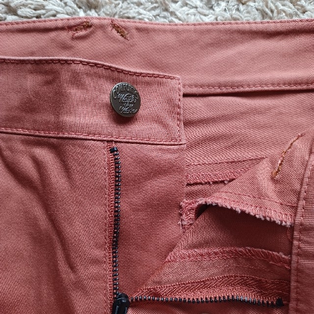 Rouge vif(ルージュヴィフ)の新品未使用　ルージュヴィフ　綿パンツ　テラコッタ レディースのパンツ(カジュアルパンツ)の商品写真