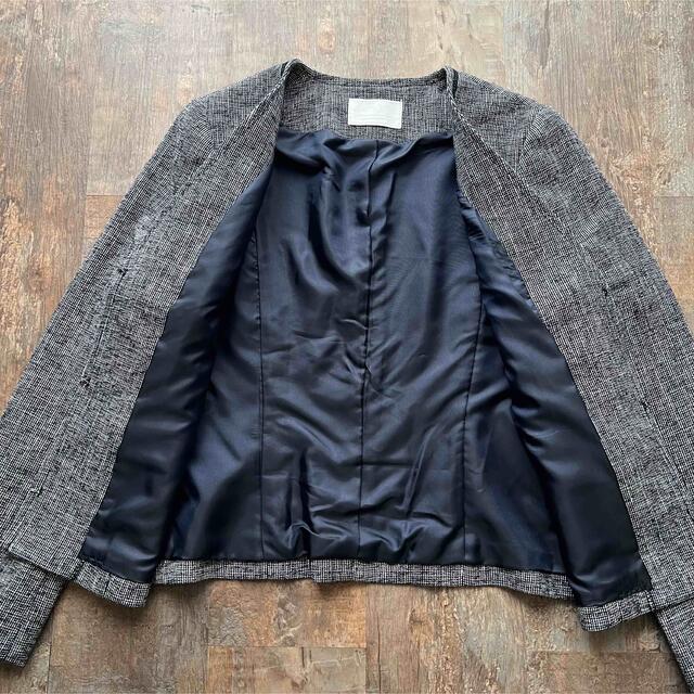 anySiS(エニィスィス)のエニィスィス ノーカラージャケット エニィファム スカート セレモニー L レディースのフォーマル/ドレス(スーツ)の商品写真