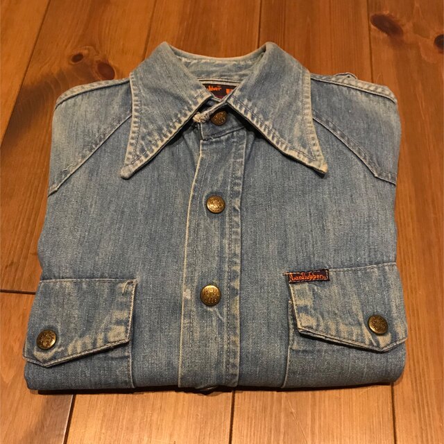 希少　70’s vintage chambray shirt cowboy