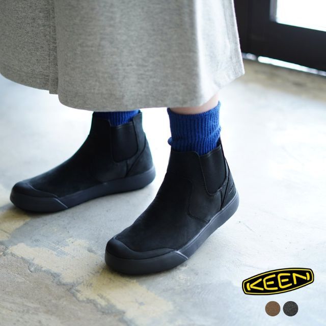 新品】KEEN キーン エレナ チェルシー サイドゴアブーツ 24.0