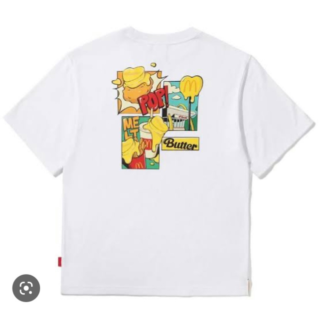 新品　レア　BTS マクドナルド　マック　コラボ　Tシャツ　テテ V 公式