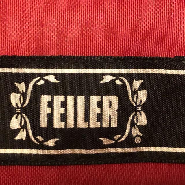 FEILER(フェイラー)のフェイラー ハンドバッグ美品  - レッド レディースのバッグ(ハンドバッグ)の商品写真