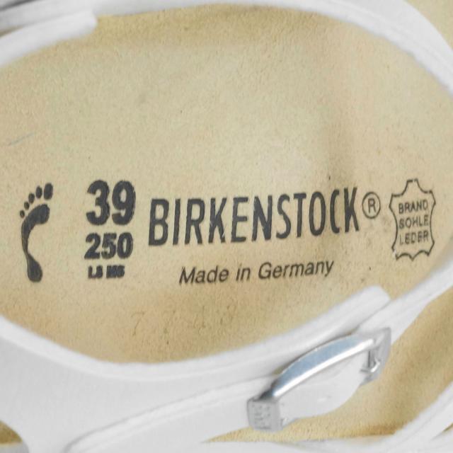 BIRKENSTOCK(ビルケンシュトック)のビルケンシュトック サンダル 39美品  白 レディースの靴/シューズ(サンダル)の商品写真