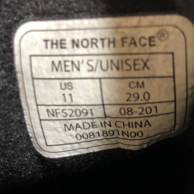 THE NORTH FACE(ザノースフェイス)のノースフェイス シューズ 11 メンズ - 黒 メンズの靴/シューズ(その他)の商品写真