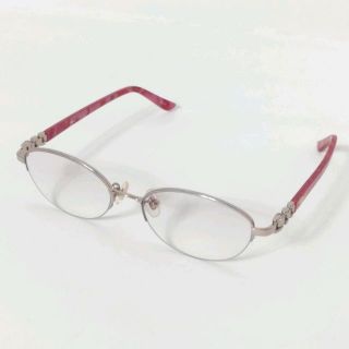 ショパール(Chopard)のショパール メガネ VCHB41J ピンク 度入り(サングラス/メガネ)