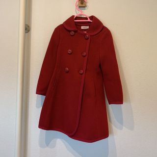 モナリザ(MONNALISA)の女の子用100サイズ赤コートMONNALISAモナリザMADE IN ITALA(コート)