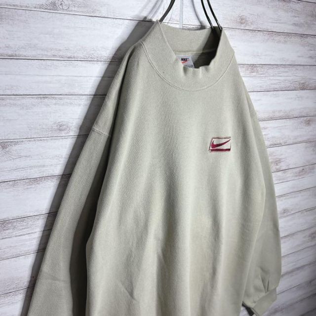 USA製!!】ナイキ ✈︎刺繍ロゴ 白タグ ゆるだぼ 裏起毛 VINTAGE 驚きの