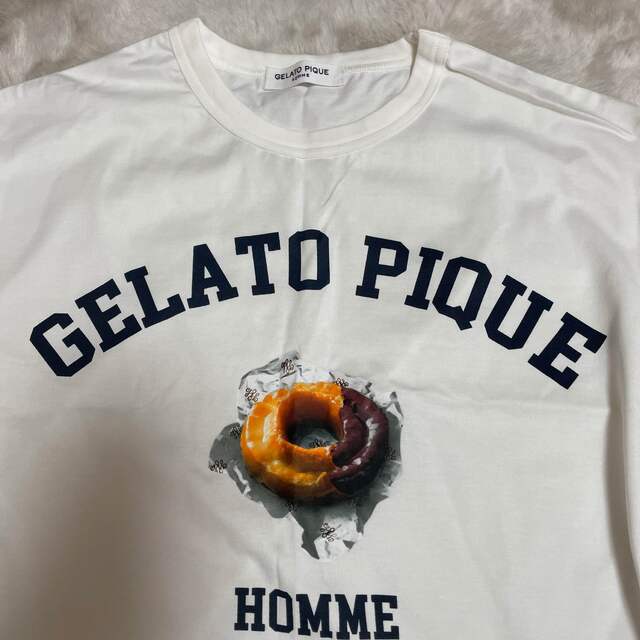 gelato pique(ジェラートピケ)のジェラートピケ  オム　ドーナツ　Tシャツ メンズのトップス(Tシャツ/カットソー(半袖/袖なし))の商品写真