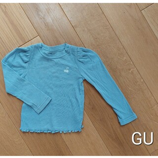 ジーユー(GU)のGU  カットソー 90 女の子 長袖(Tシャツ/カットソー)