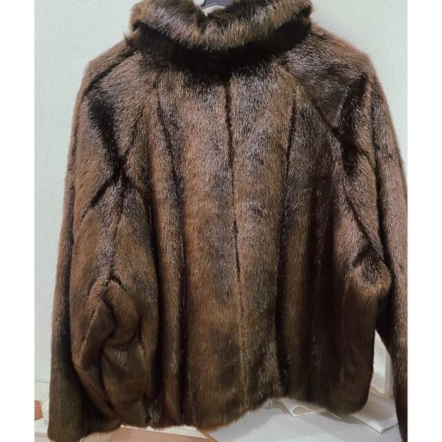 HYKE(ハイク)のanm様専用leinwande  fur jacket ファーコート レディースのジャケット/アウター(毛皮/ファーコート)の商品写真