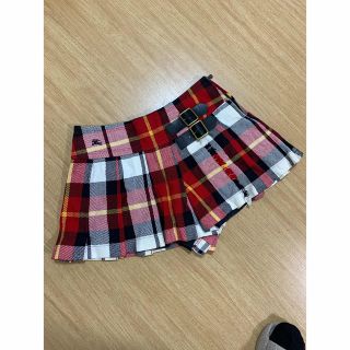 バーバリーブルーレーベル(BURBERRY BLUE LABEL)の美品　バーバリー　スカート風　ショートパンツ(ショートパンツ)