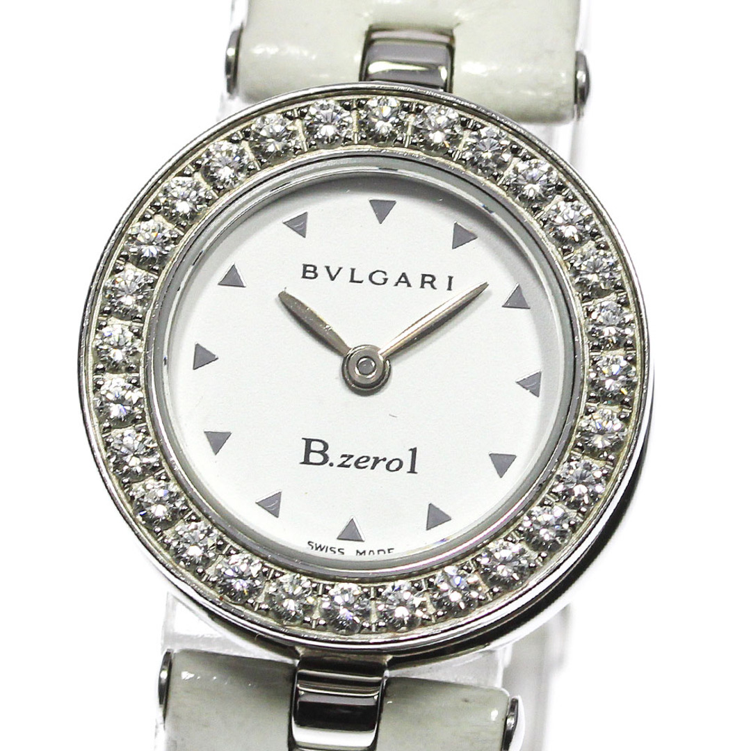 ブルガリ BVLGARI BZ22S B-zero1 ダイヤベゼル クォーツ レディース 内箱付き_709670【ev20】