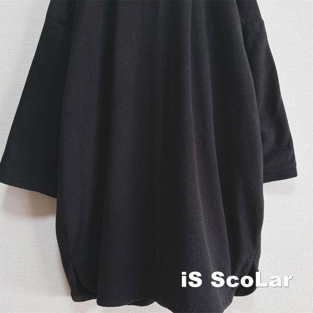 【iS ScoLar】イズスカラー エンボスローズ エコボア ノーカラーコート 6
