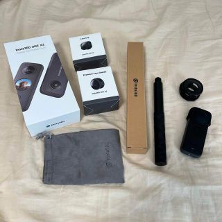 insta360 one x2 ※本体レンズ傷あり(ビデオカメラ)